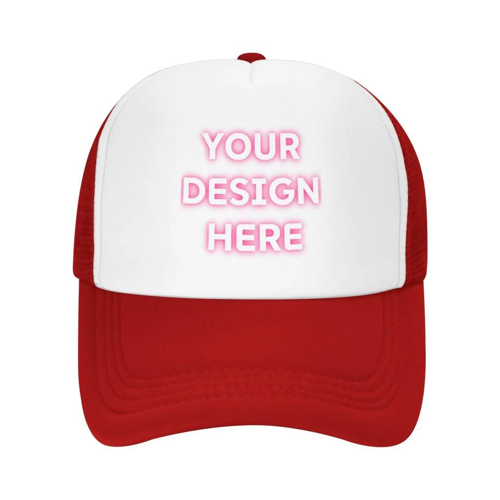 Vlastní kšiltovka Navrhněte si vlastní personalizovaný text, fotku, logo Trucker kšiltovky Unisex Dámské