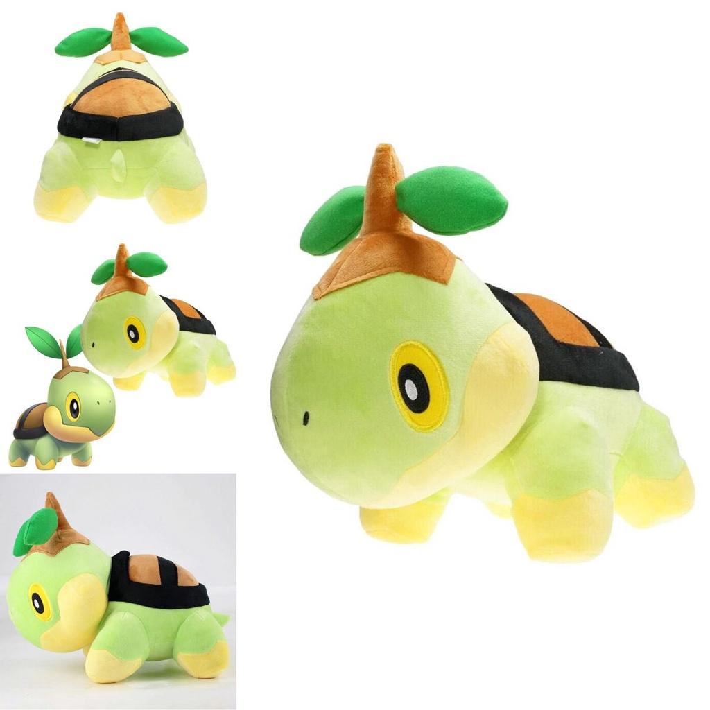 Lovable Pokemon Turtwig Plush Doll With High-density Plush Material For Maximum Softness