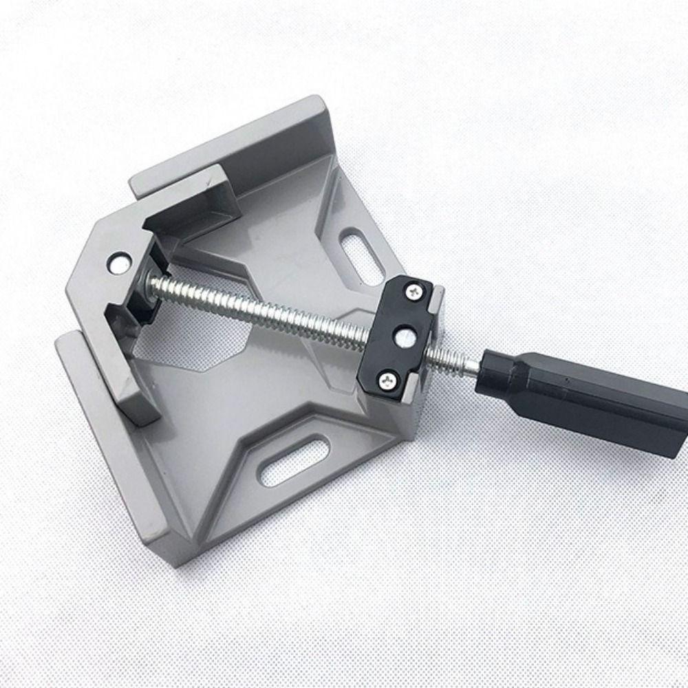 90 Degree Right Angle Clamp Aluminum Alloy Two Axis Woodworking Frame Clip Adjustable Quick Fixed Picture Frame Corner Clamp