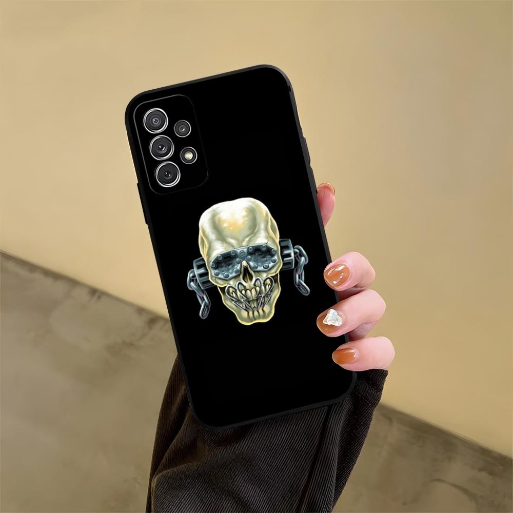 M-MegadethS Logo Skull Metal Phone Case For Samsung S24 S25 S20 S26 S21 S22 S23 Ultra Fe Plus A05 A06 A16 A26 A36 A56 Cover