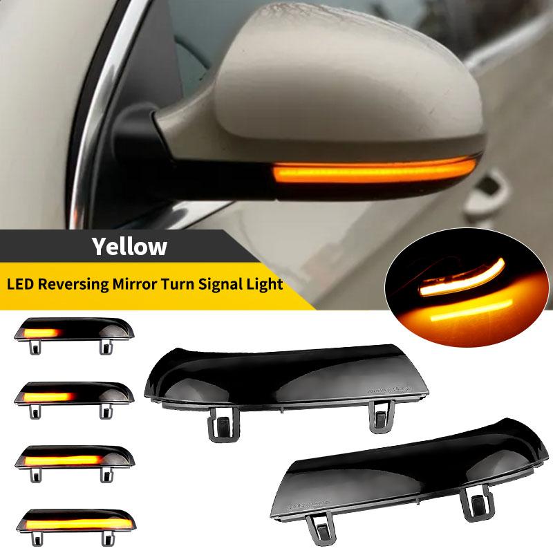 2pcs 12V Dynamic Blinker Turn Signal LED For VW EOS 2006-2008 Golf 5 / 6 Plus 2005-2013 Jetta Reversing Mirror Turn Signal Light