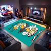 1pc Sanrio4 Print Area Rug - Soft, Washable Non-Slip Indoor Mat for Office Chairs, Living Room, Home Office Decorative Rug