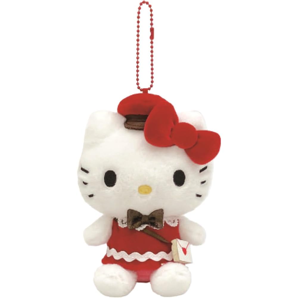 Nakajima Corporation Lovely Letter Hello Kitty Mascot Plush Toy 219718-25