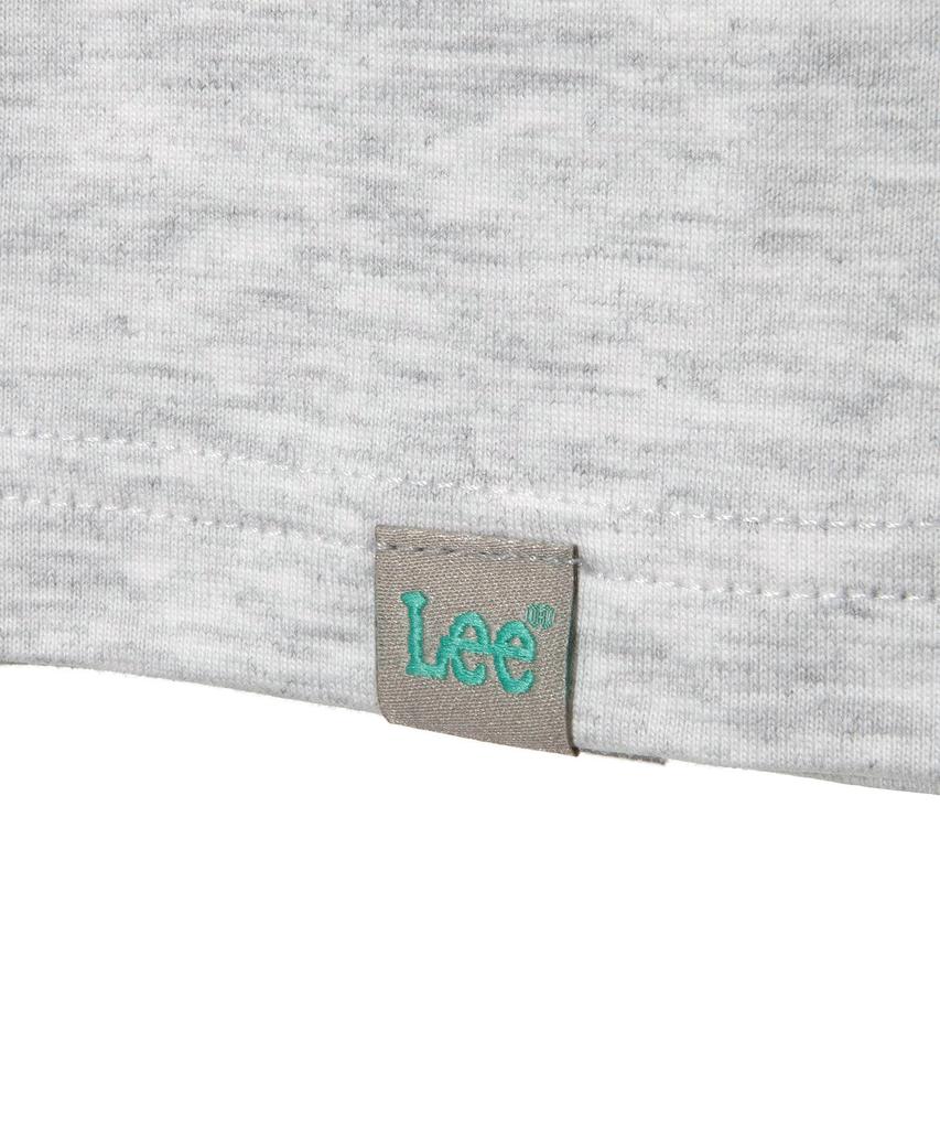 LEE Vintage Lettering Ringer Short Sleeve T-Shirt Light Gray