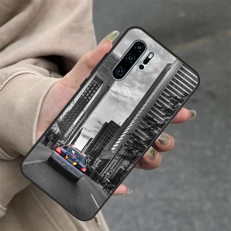 Police Car Case For Huawei Nova 9 SE 10 5T 11i 8i 7i 3i Y61 Y91 Y60 Y70 Y90 P20 P40 Lite P30 Pro Cover