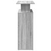 Reception Desk Grey Sonoma 100x40x104 cm Engineered Wood