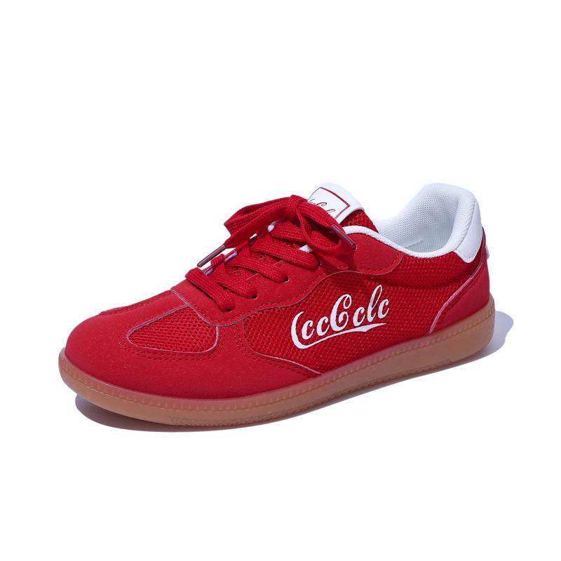 Soft-soled feet show small color matching German training shoes women's spring new fashion versatile lightweight retro sports Forrest Gump shoes