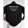 Men'S Pattern T-Shirt- Black Casual Short Sleeve, Breathable, Summer Activities, Casual Summer Wear| Humorous Printed Shirt| Comfortable Fit