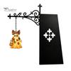 Indoor Shop Window Display Halloween Library Lantern, Decorative Bookshelf Lamp, Patchwork Ghost Unique Patch Design Light with Witch Hat, Spooky