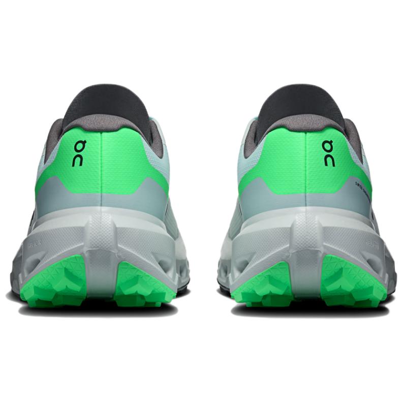 Women's Sneakers On Running On Cloudvista 3 Running Shoes Women's Low Top Gray Green