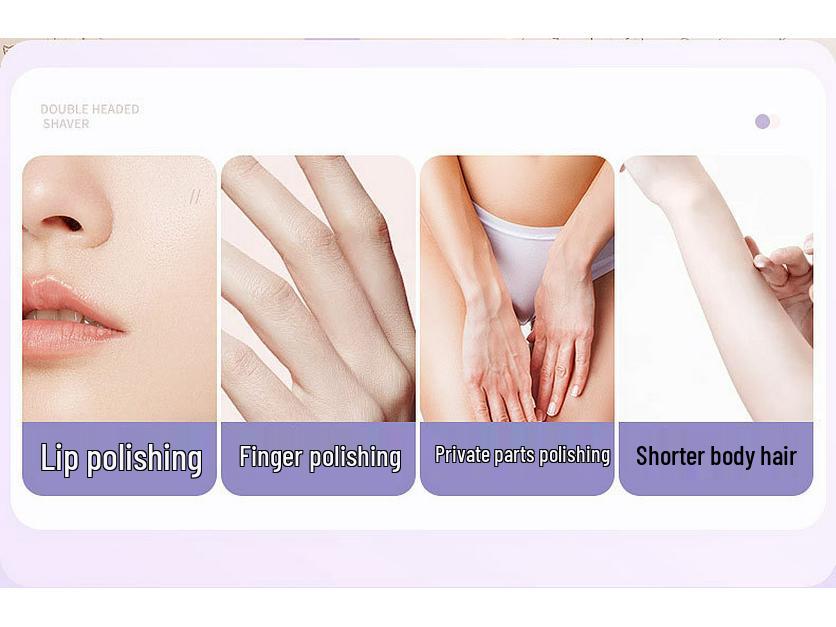 5-in-1 Rechargeable Women's Electric Shaver: Full Body and Pubic Hair Removal Device