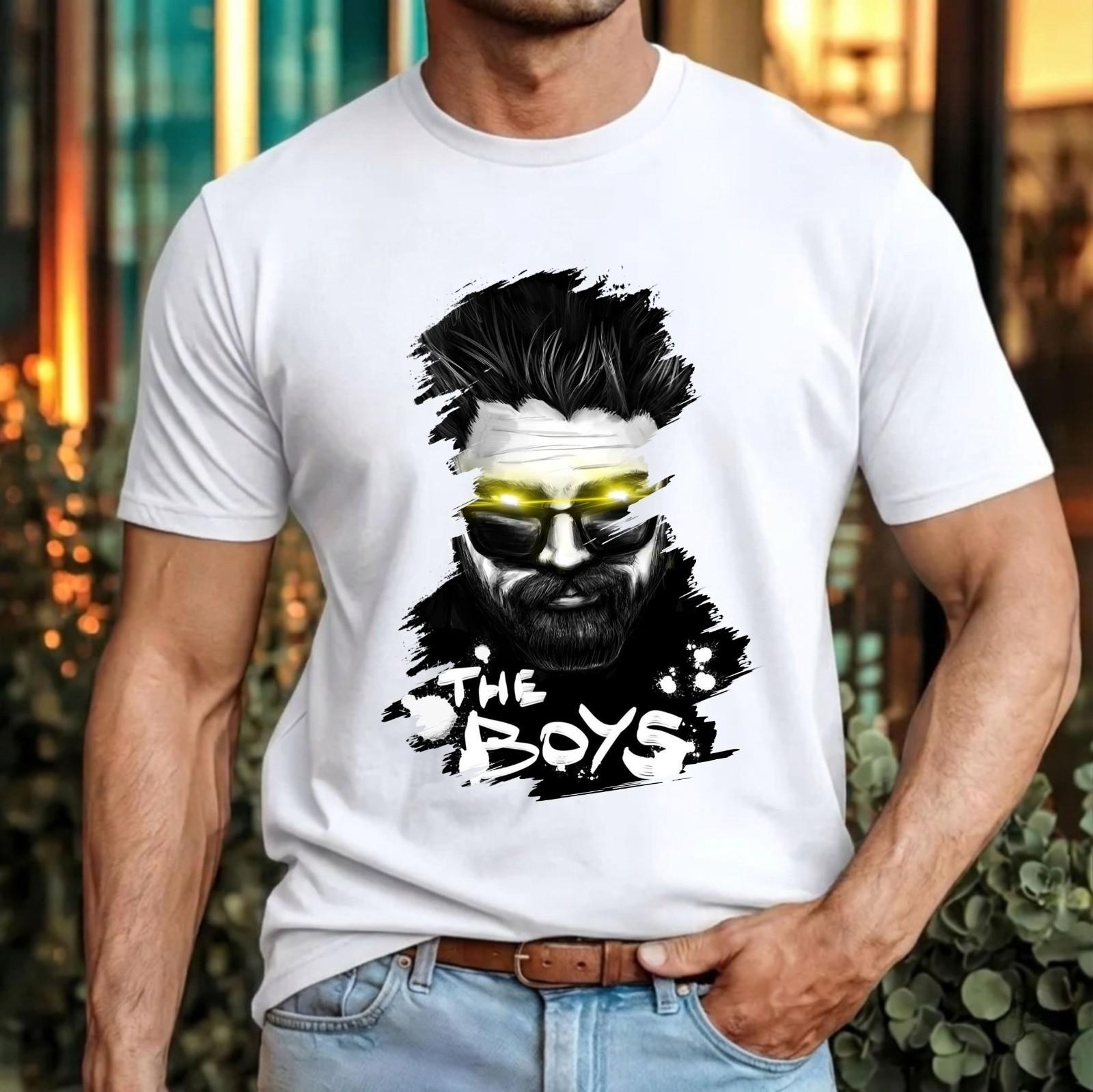 The Boys T-Shirt Billy Butcher Laser Eyes Anti-Hero Supes Fans Inspired Gift Top S разноцветный