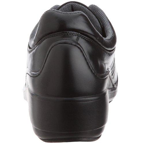 Bonstep 7008 Women's Black Walking Shoes, Size 24.5 (3E)