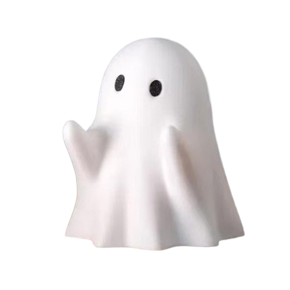 Halloween Ghost Pen Holder Adorable Pencil Stand Halloween Ghost Figurine Desktop Organizer for Home Office Desktop Decoration