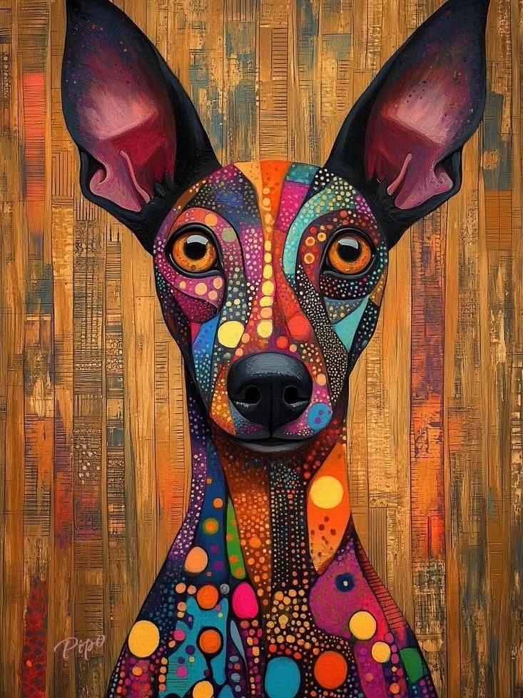 Abstract Funny Animals 5D DIY Full Round Diamond Painting Home Living Room Bedroom Aesthetic Bar Decoration Gift