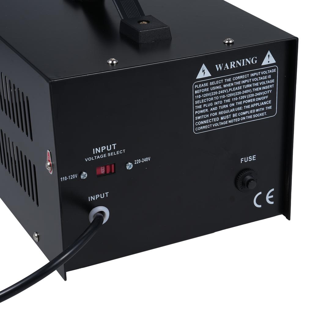 2000W Voltage Step Up Down Converter Power Converter 220V to 110V 2x USB Ports High Efficiency Good Heat Dissipation for Laptop, Mobile Ph