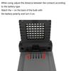 For Makita/Milwaukee/Dewalt/Bosch 18V-21V Li-ion Battery Small lamp LED Work lamp Emerge Light Adjustable Outdoor Searchlight