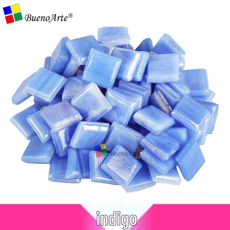 260 Stück 1 cm Transparente Eisjade Mosaik Glasperlen für DIY Kerzenhalter Basteln