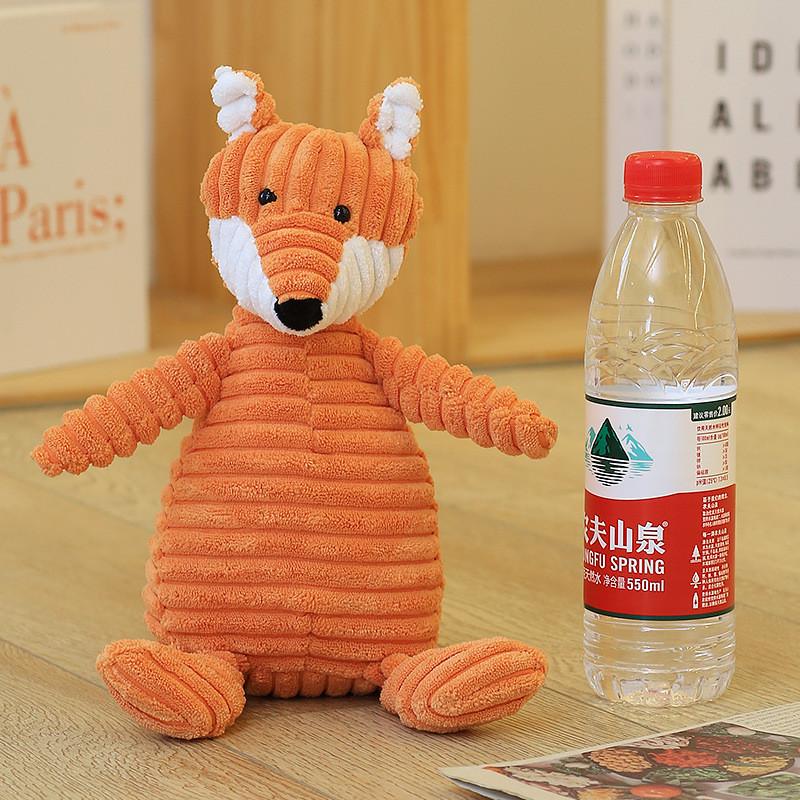 Fox Animal Soft Plush Toy With Pp Cotton For Kids Room Decor And Comfort Gift