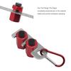 Stair Gauge, Aluminum Alloy Hex Flat Framing Jig with Thumb Screw Set, Framing Square Stops for Stair Layout Woodworking,Wood Fabrication Layout