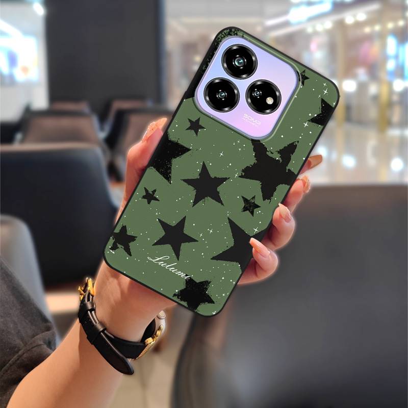 Phone Pouch Silicone Phone Case For ZTE Blade V60 Design/Axon 60 Lite Anti-dust Cartoon Dirt-resistant Anti-knock TPU