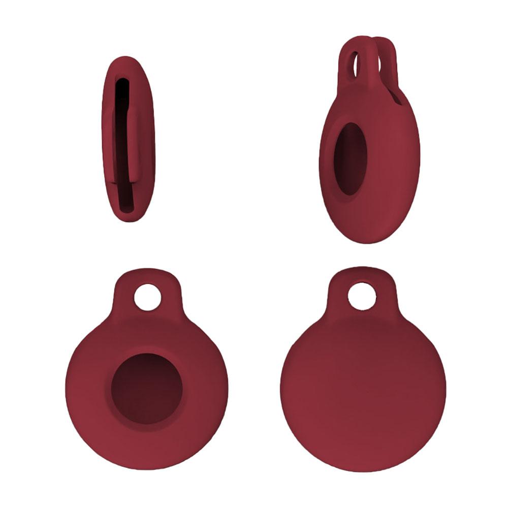 Silicone World AirTags Silicone Case Portable Anti-lost Protective Sleeve For Apple Airtag Hangable Keychain Locator Tracker