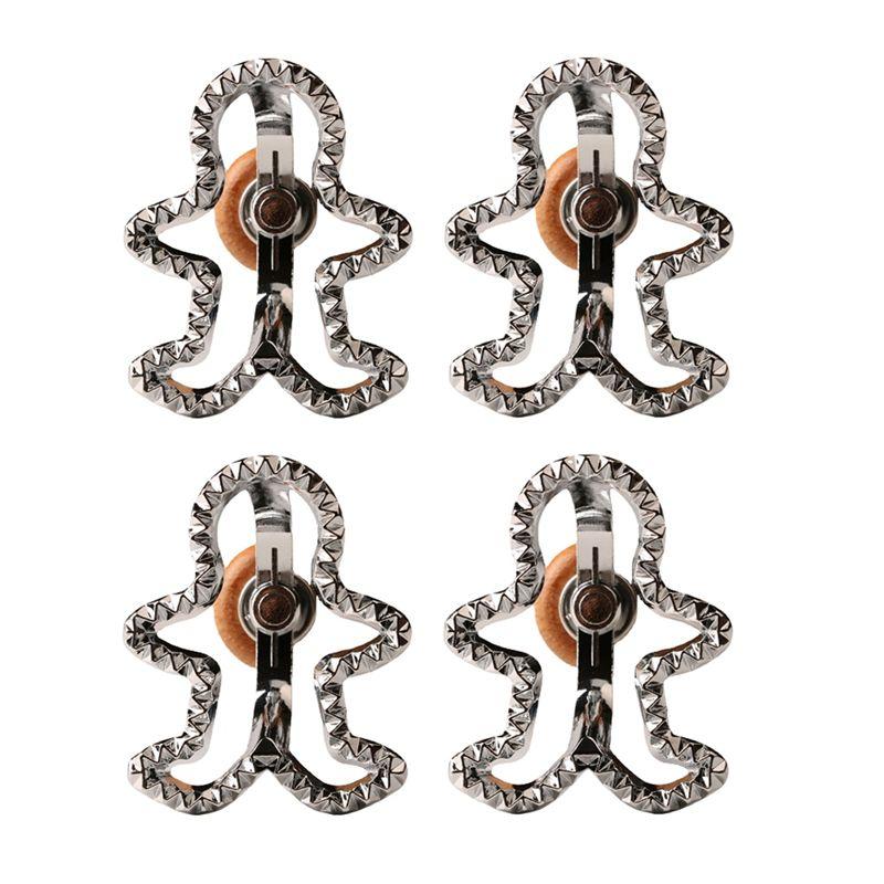 

AEE2-Cookie Cutter Pastry Press Mold Gingerbread Man Ravioli Cutter Dumpling Lace Embossing Device Cake Baking Tool
