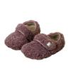 Girls' Fluffy Shoes 2025 Winter New Children's Shoes Korean Version of Cute Lamb Wool Fleece Grinding Stickers Princess Cotton Shoes