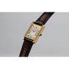 Seiko Selection SSEH002 Women's Quartz Watch Battery Operated Square Brown Yellow Gold Light Gold Dial