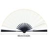  Blank Rice Paper Fan Hangings Fan Decorative Fan Folding Craft Fan Cover Decorative Fan