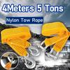 Universal Trailer Rope Car Motorcycle Trucks Nylon Super-powerful Towing Pull Rope Strap Hooks Outdoor Emergency Car Accessories