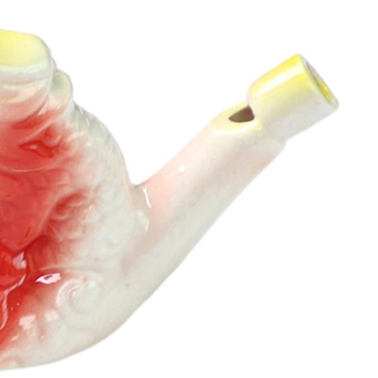 Mini Keramik Wasservogel Pfeife Niedliche Chinesische Tierkreiszeichen Tiere Geräuschmacher mit Aufhängeschnur Nachahmung Vogelruf Pfeife Kinderspielzeug für die Badewanne