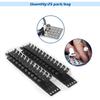 Autoparts 25 Pack Heat Cable Roof Clip for Securing Ice Dam Heat Tape and Heat Cable to Roofs