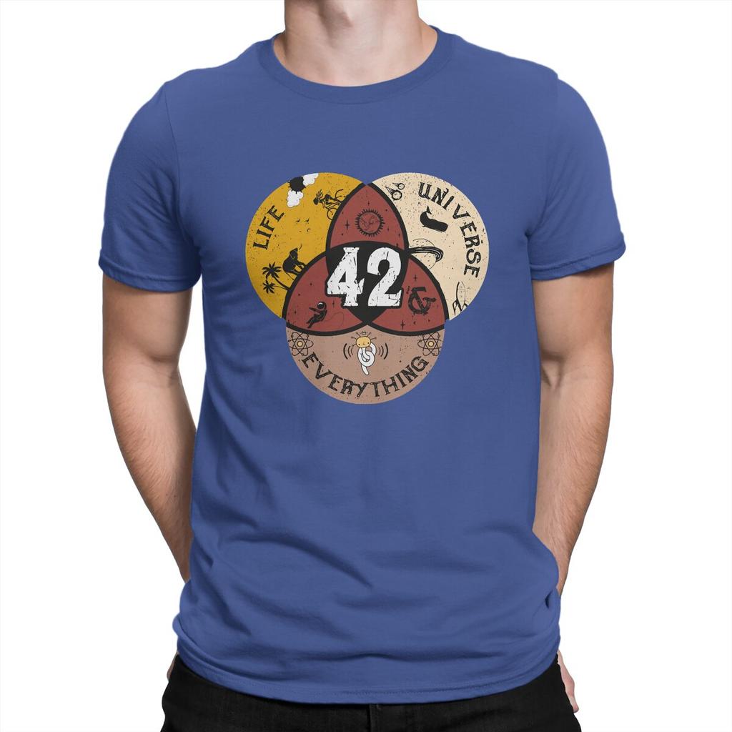42 Life Universe and Everything Unique TShirt The Hitchhikers Guide To The Galaxy Film Casual T Shirt Summer Tshirt For Adult