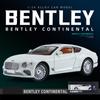 1/24 Bentley Continental GT Model Car, Alloy Diecast Collectible Pull Back Car Toy with Door Can Be Opened for Boys Girls Gift