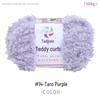 Laine Teddy Bouclette: Fil à crocheter et à tricoter DIY fait main pour écharpes et poupées
