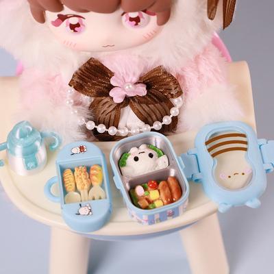Simulierter Mittagessen Puppenhaus Lebensmittel Spielzeug Bento Boxen Geschirr Mini Haus Verzierungen Brotdose Puppenhaus Zubehör Obstbox Modell