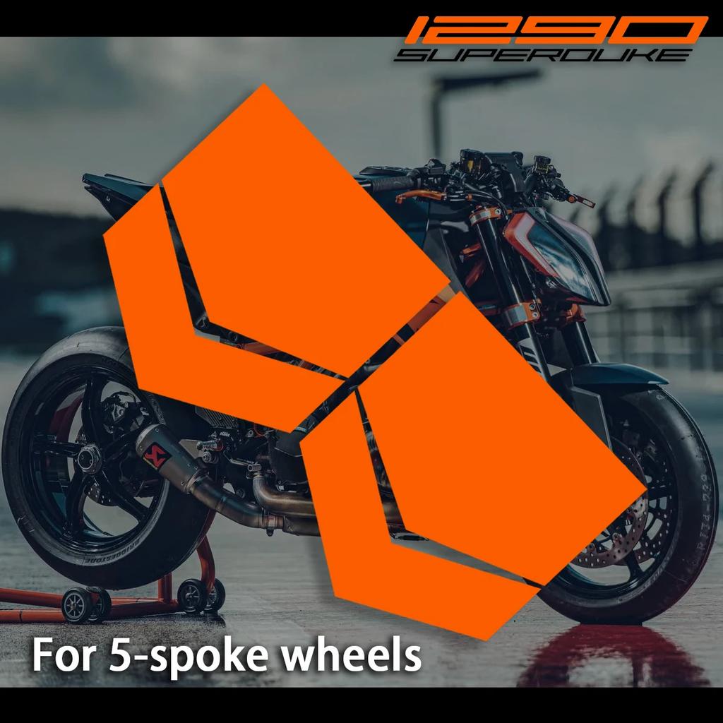 AnoleSti Motorcycle Wheel Sticker Hub Decals Rim Stripe Tape For KTM Super Duke 1290 Duke 890 790 690 390 Racing Ready To Race