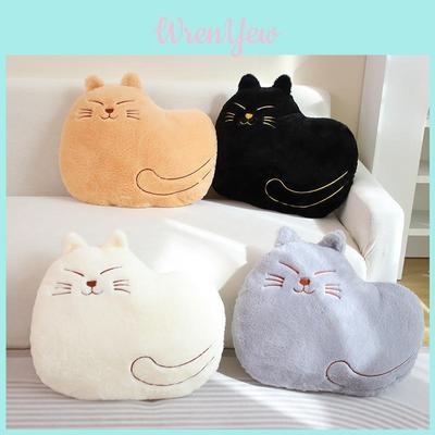 Adorable Cat Plush Pillow For Kids Soft Comforting Stuffed Toy Perfect For Bedtime