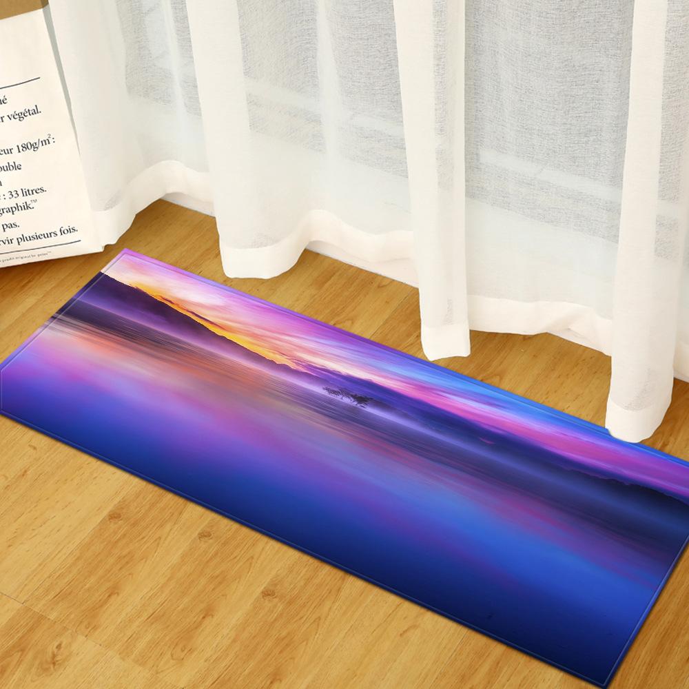Landscape Entrance Floor Mat Toilet Bathroom Mat Kitchen Long Bedroom Carpet Floor Mat
