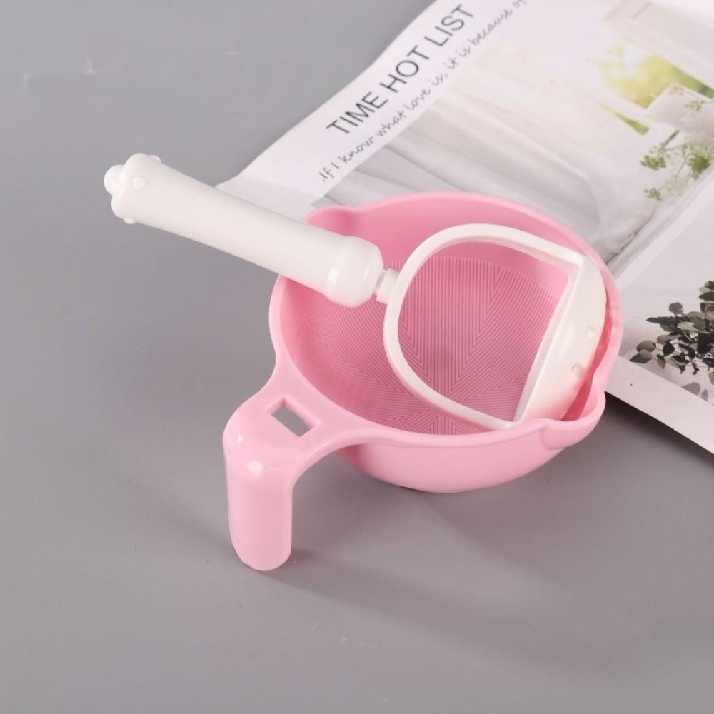 Einfarbige Babynahrungsschale zum Mahlen Handgemachter Gemüsehacker Gemüseverarbeitung