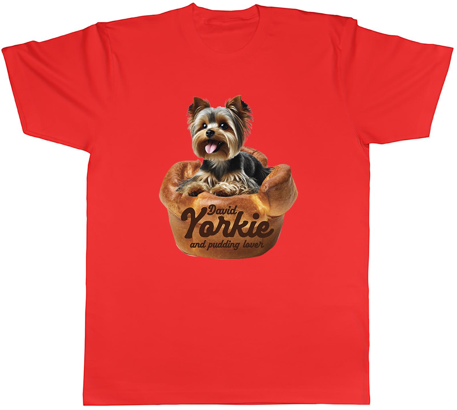 Personalised Yorkie Yorkshire Terrier Pud Lover Unisexs TShirt Tee Gift Top S