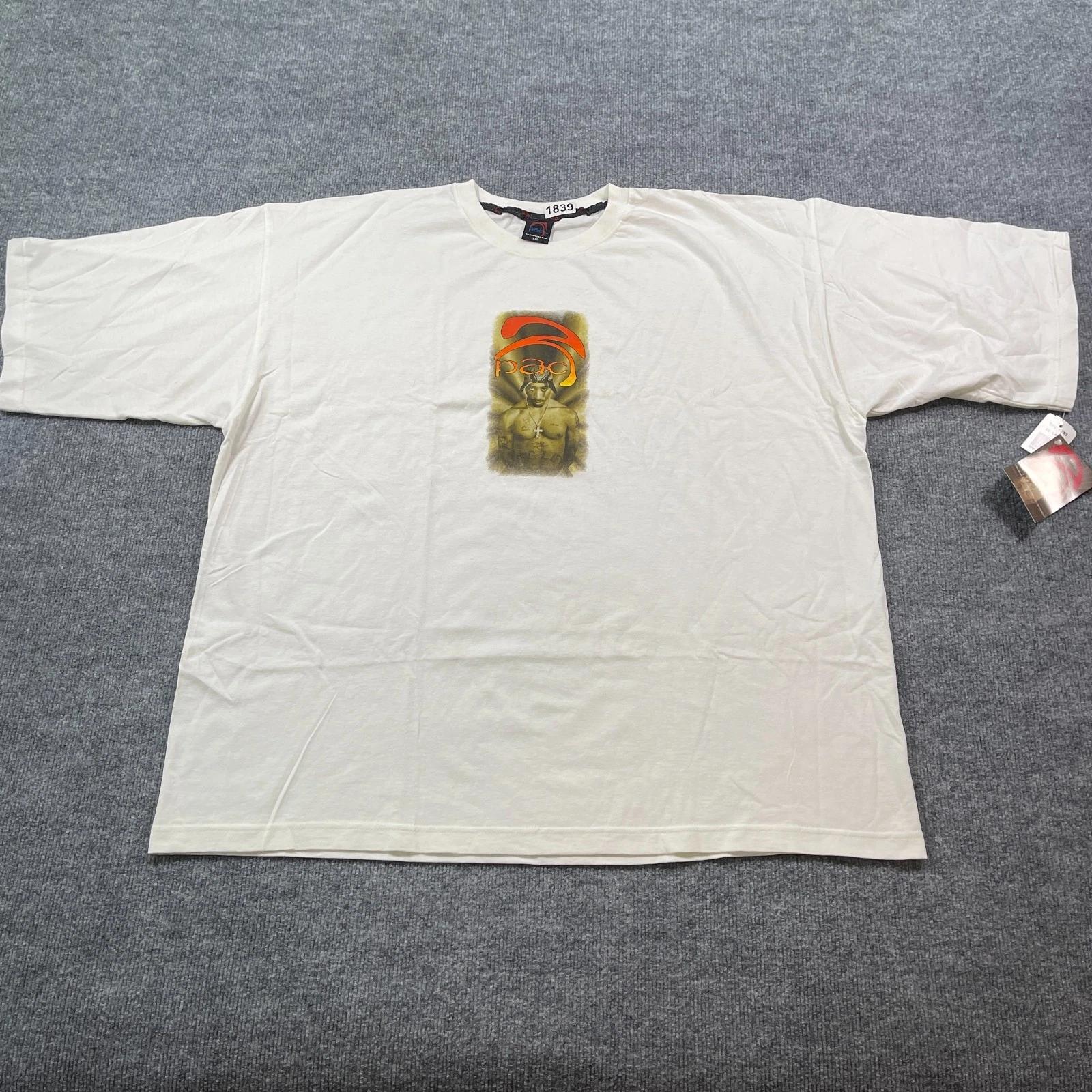 

NWT Vintage Winterland 2Pac Shakur Hip-Hop Rap 2XL 28x31 White Deadstock M
