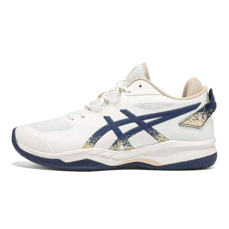 

Новые мужские баскетбольные кроссовки Asics GEL FASTBLAZE с амортизацией, износостойким покрытием, низким верхом, бежево-синие 1063A109-100 43.5