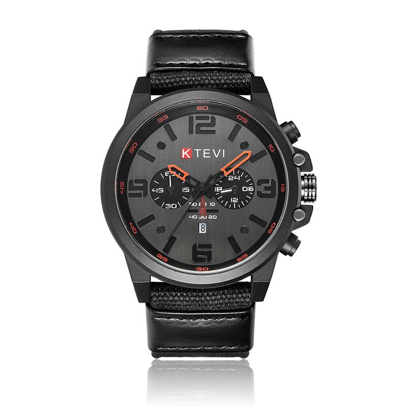 

UTHAI Men s Watch Sports Trendy Business Waterproof Calendar Business Leisure Student Quartz Watch Clock gifts watches for man