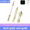 Gold pointer For Casio Marlin MDV-106 watch Green Luminous Watch Movement hour Modified MDV106 watch dial minute second hands