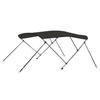 3 Bow Bimini Top Black 183x140x137 cm