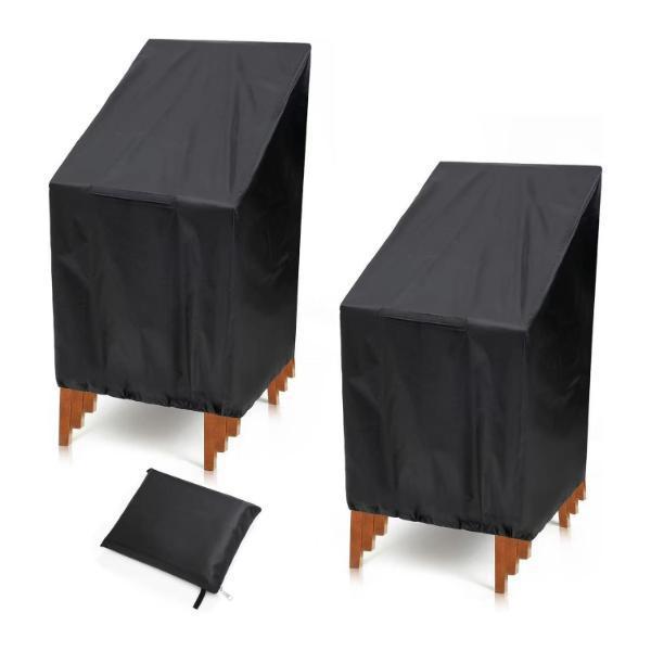 Modern Minimalist Stacking Chair Cover Waterproof Dustproof For Indoor Outdoor Furniture