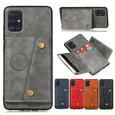 Flip Leather Card Pocket Holders Case Cover For Samsung Galaxy S21 Plus Ultra A02s A12 A32 A42 A52 A72 5g A51 A71 A31 A21s A21s
