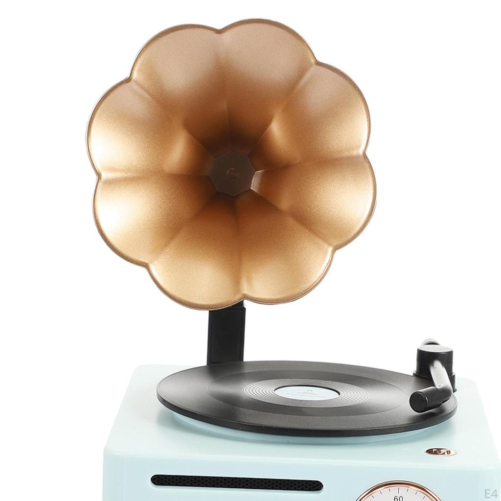 Turntable .0 All Gramophone Speaker for Decoration Office Christmas